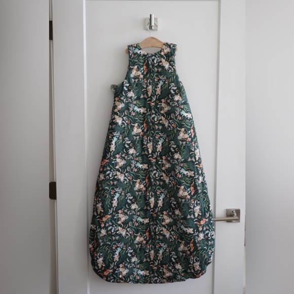 Handmade Wool and Cotton Sleep Sack in Forest Fairies - Picture 2 of 5